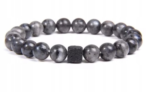 BRANSOLETKA TURMALIN LABRADORYT OCHRONA SIŁA ENERGIA