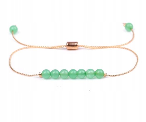 Bransoletka damska AWENTURYN regulowana szczęście dobrobyt sukces LENREE