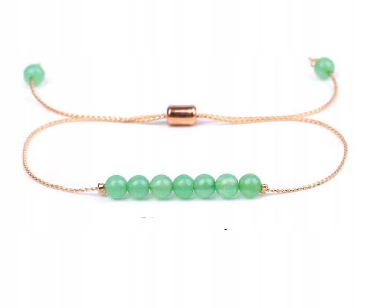 Bransoletka damska AWENTURYN regulowana szczęście dobrobyt sukces LENREE