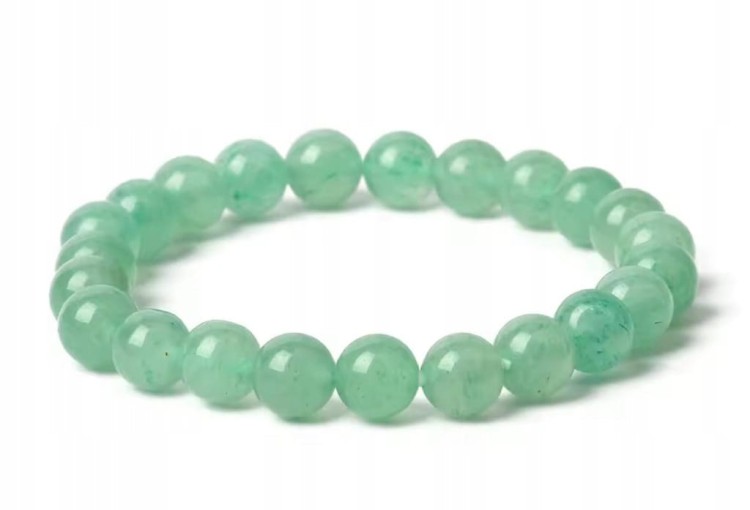 Bransoletka damska AWENTURYN 8mm szczęście naturalne kamienie LENREE