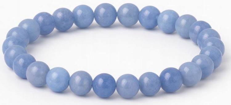 Bransoletka awenturyn niebieski 6mm kamień szczęścia i harmonii LENREE