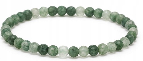 Bransoletka AGAT MSZYSTY fasetowany 4 mm naturalne kamienie LENREE