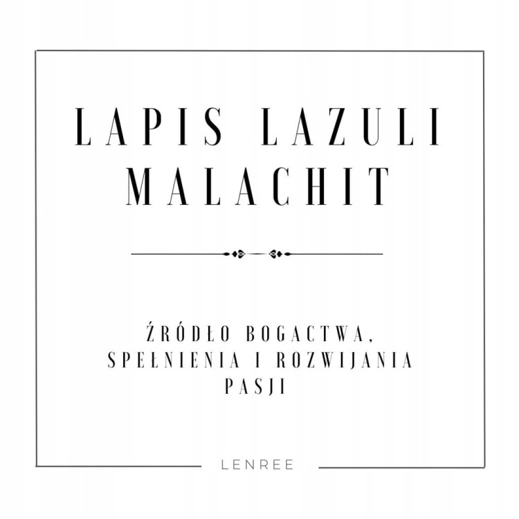 BRANSOLETKA DAMSKA ZAPINANA LAPIS LAZULI - MALACHIT - KAMIENIE NATURALNE