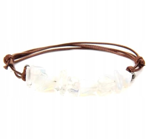 Bransoletka damska kamienie naturalne OPAL