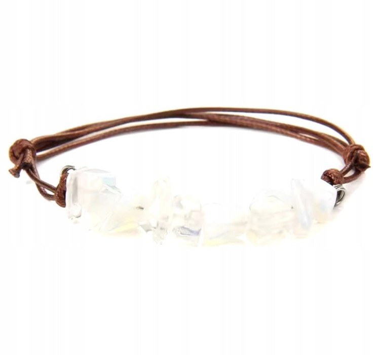 Bransoletka damska kamienie naturalne OPAL