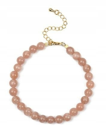 Bransoletka damska kamień słoneczny kamienie naturalne regulowana