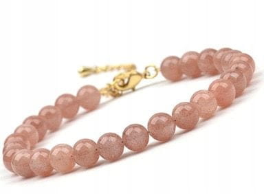 Bransoletka damska kamień słoneczny kamienie naturalne regulowana