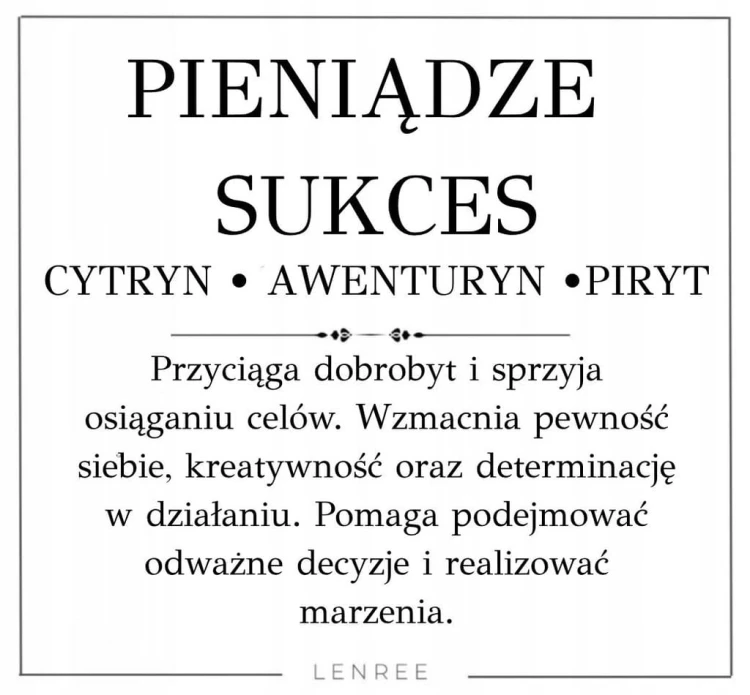 Bransoletka pieniądze sukces cytryn awenturyn piryt LENREE