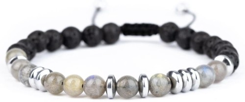 Bransoletka labradoryt kamienie naturalne zdrowie odwaga prezent