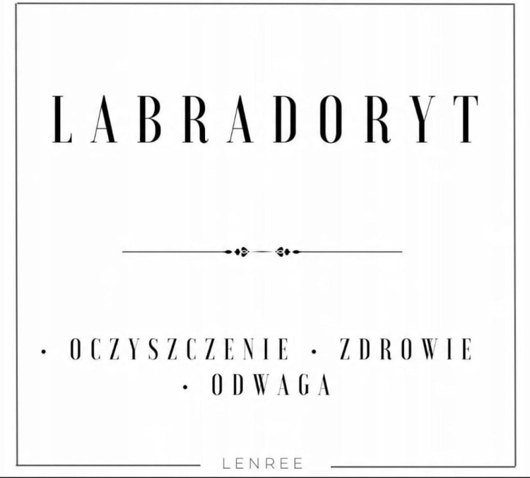 Bransoletka LABRADORYT regulowana stal naturalne kamienie LENREE