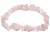Bransoletka KWARC RÓŻOWY - SIECZKA - JELLY PINK - kamienie naturalne