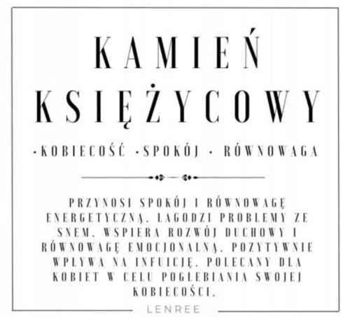 Bransoletka kamień księżycowy hematyt złoty kobiecość spokój