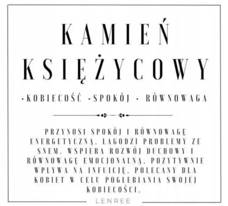 Bransoletka kamień księżycowy hematyt złoty kobiecość spokój