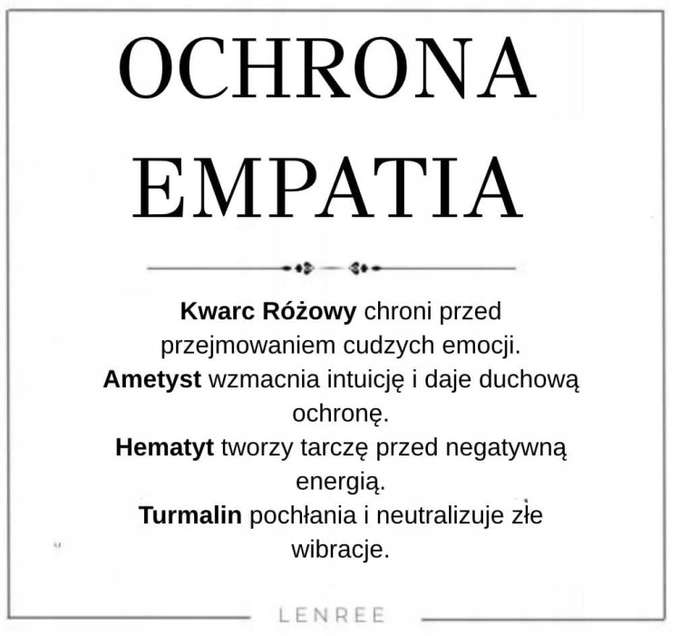 Bransoletka kamienie naturalne empatia ochrona ametyst turmalin