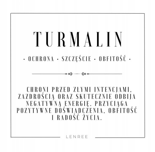 BRANSOLETKA TURMALIN KAMIENIE NATURALNE PUDEŁKO