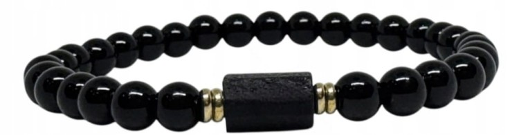 BRANSOLETKA TURMALIN KAMIENIE NATURALNE PUDEŁKO