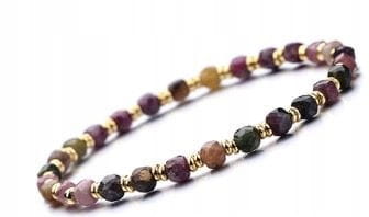 Bransoletka Turmalin naturalny kamień – ochrona, szczęście, prezent