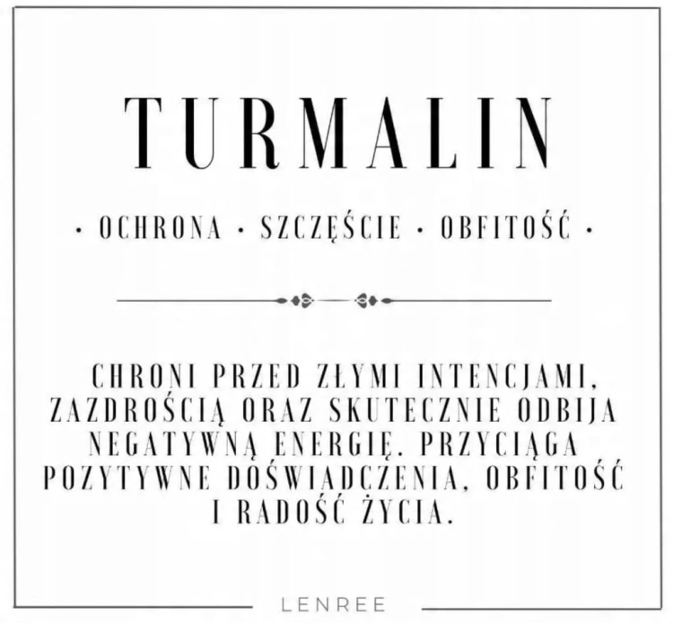Bransoletka Turmalin naturalny kamień – ochrona, szczęście, prezent