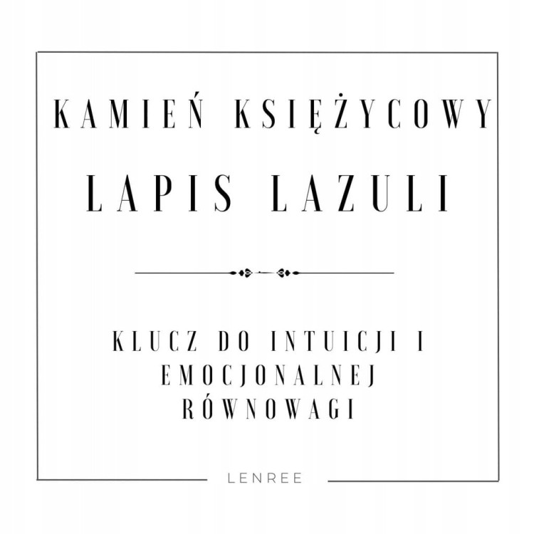 Bransoletka zapinana LAPIS LAZULI KAMIEŃ KSIĘŻYCOWY - kamienie naturalne