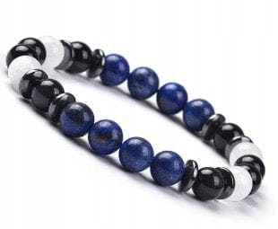 Bransoletka Turmalin i Lapis Lazuli – mądrość, ochrona, prezent