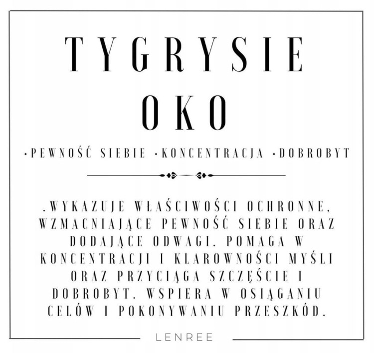 Bransoletka unisex tygrysie oko i hematyt na gumce kamienie naturalne