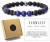 Bransoletka uniseks turmalin lapis lazuli naturalne kamienie ochrona