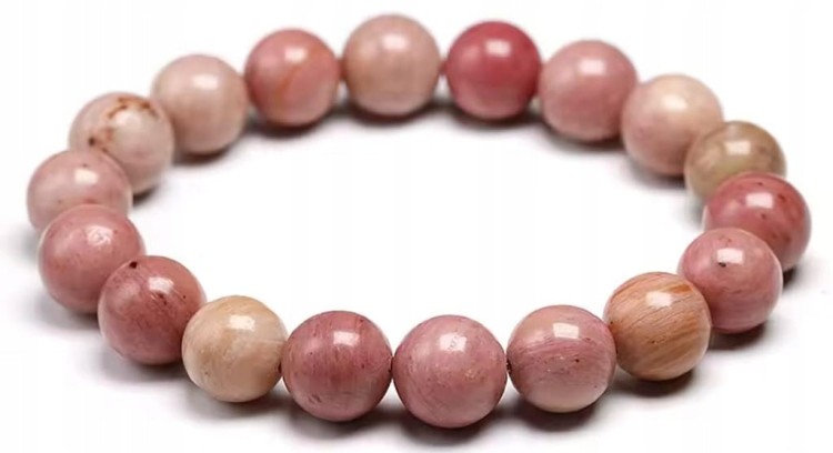 Bransoletka z rodonitu 8mm siła spokój równowaga pewność siebie LENREE