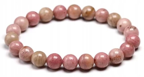 Bransoletka z rodonitu 6mm spokój równowaga pewność siebie LENREE