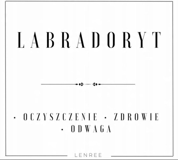 Bransoletka labradoryt lawa wulkaniczna naturalne kamienie unisex LENREE