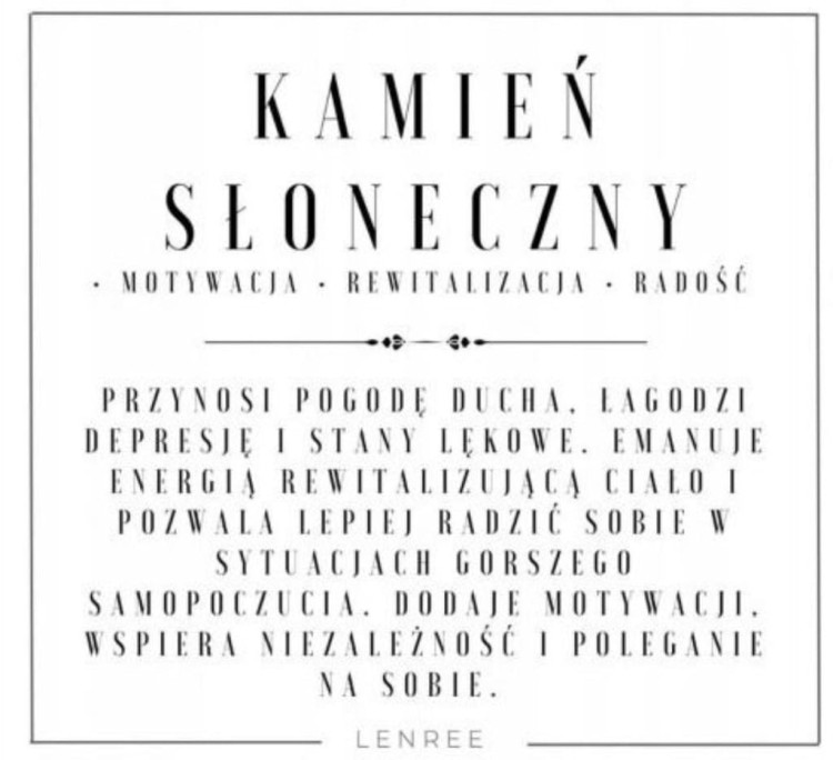 Bransoletka kamień słoneczny lawa wulkaniczna fasetowana LENREE