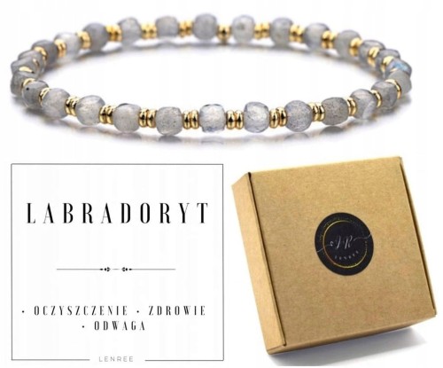 Bransoletka Labradoryt naturalny – oczyszczenie, zdrowie, prezent