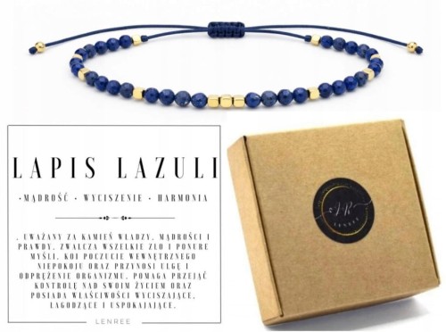 Bransoletka z kamieni naturalnych LPAIS LAZULI LENREE