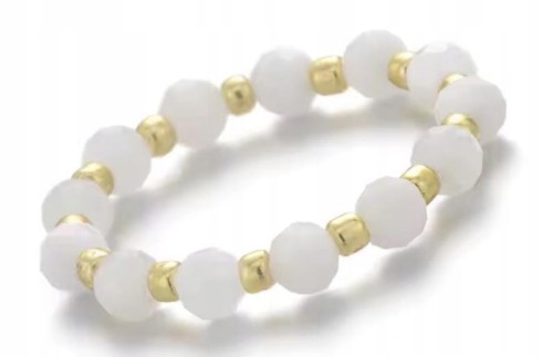 Pierścionek z kamieni naturalnych KAMIEŃ KSIĘŻYCOWY LENREE