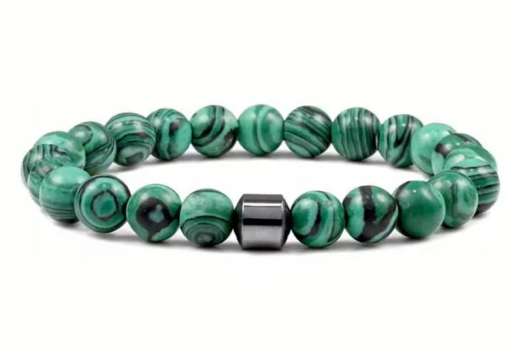 Bransoletka z kamieni MALACHIT LENREE