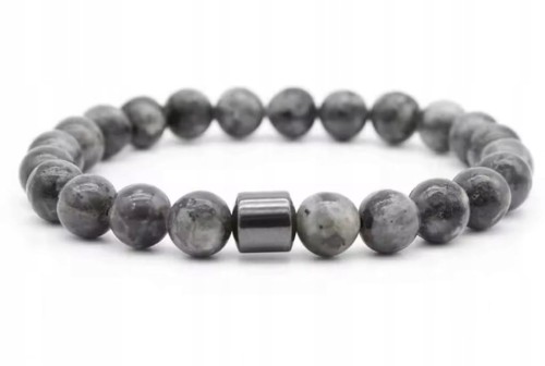 Bransoletka z kamieni naturalnych LABRADORYT męska damska LENREE