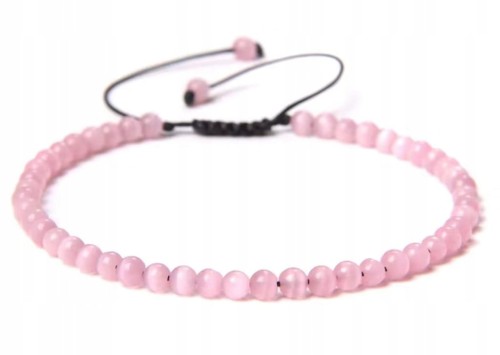 Bransoletka z kamieni naturalnych KWARC RÓŻÓWY LENREE