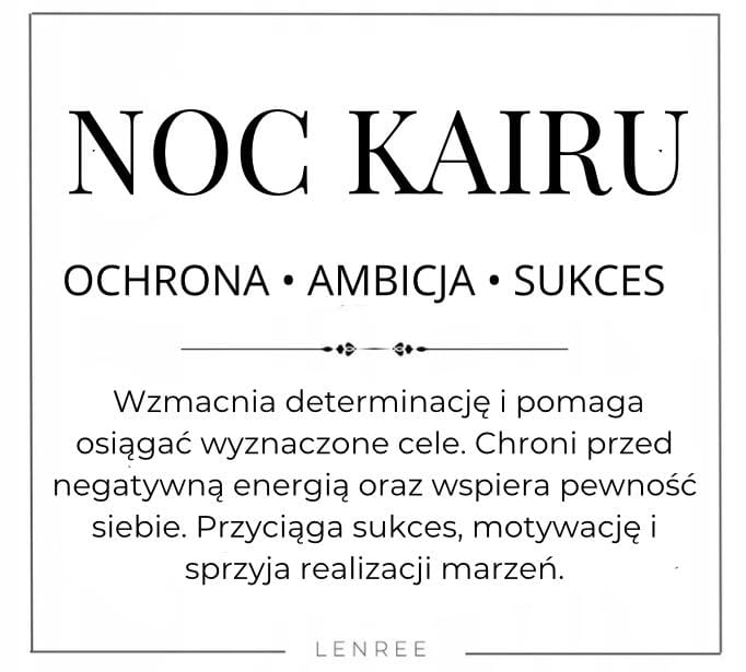 Bransoletka z kamieni NOC KAIRU 6mm ochrona sukces energia LENREE