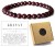 Bransoletka z kamieni GRANAT 6mm naturalny elegancka LENREE