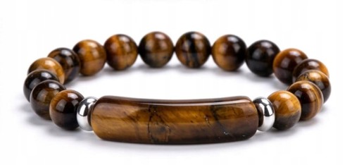 Bransoletka z kamieni naturalnych TYGRYSIE OKO talizman LENREE