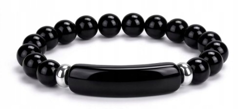 Bransoletka z kamieni naturalnych TURMALIN talizman ochronny LENREE