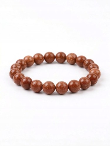 Bransoletka z kamieni PIASEK PUSTYNI 8mm energia motywacja LENREE