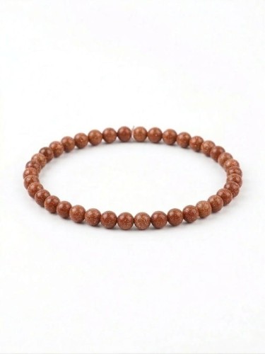 Bransoletka z kamieni PIASEK PUSTYNI 4mm energia motywacja LENREE