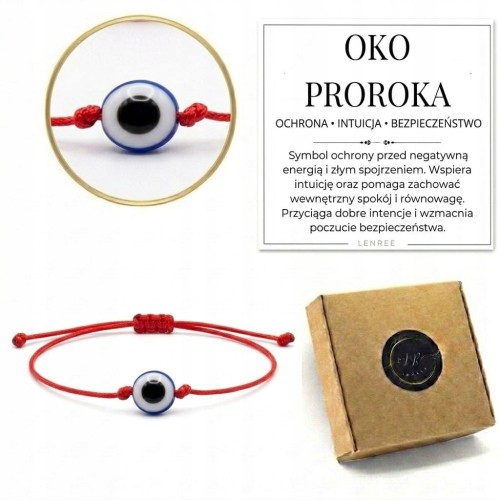 Bransoletka OKO PROROKA minimalistyczna regulowana LENREE