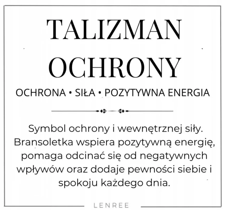 Bransoletka KONICZYNA talizman szczęścia ochrony LENREE
