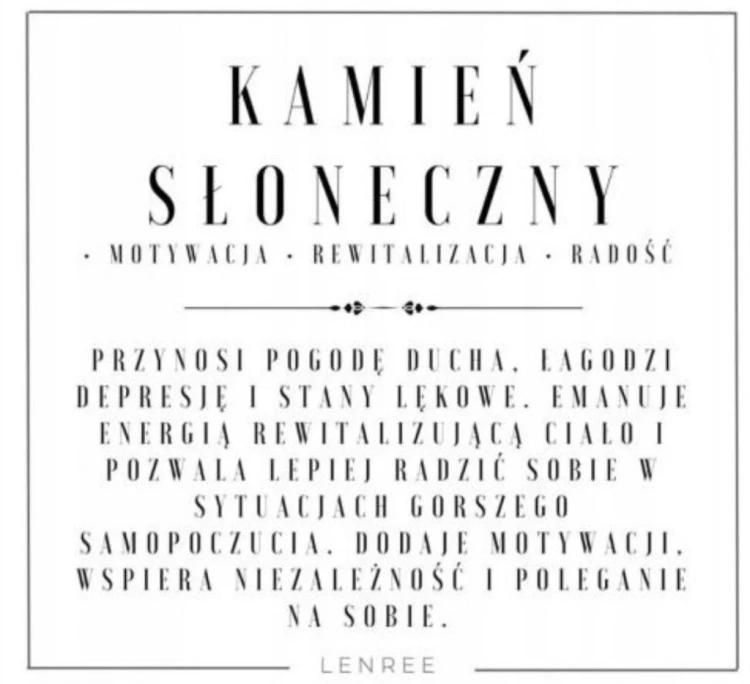 Bransoletka KAMIEŃ SŁONECZNY złota regulowana na sznurku LENREE