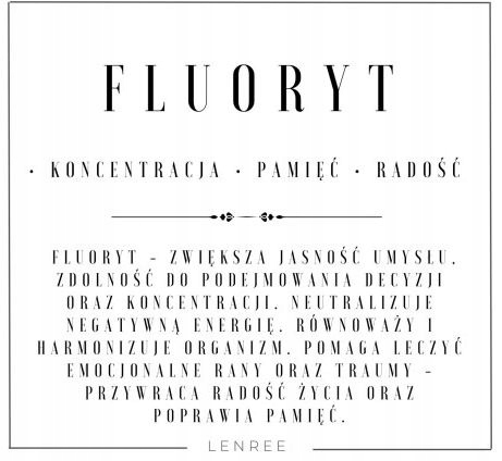 Bransoletka damska fluoryt perła kamienie naturalne stal chirurgiczna złote