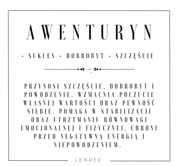 Bransoletka AWENTURYN na regulowanym sznurku