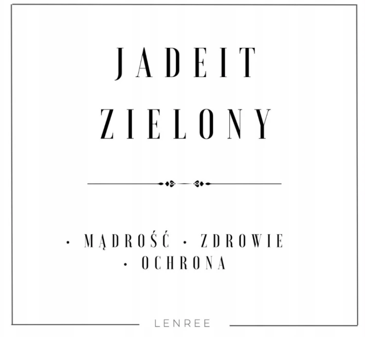 Bransoletka JADEIT ZIELONY Kamień Naturalny Na Sznurku Regulowana LENREE