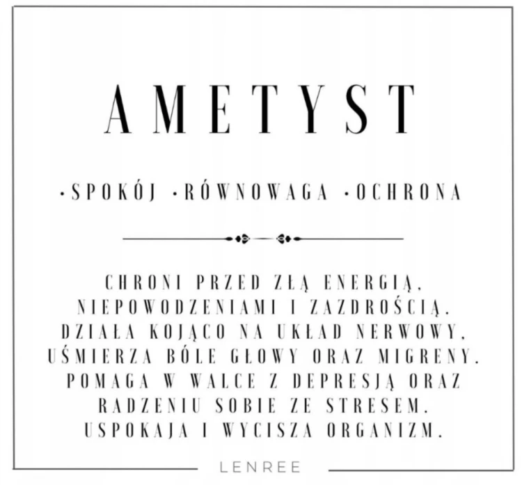 Bransoletka Ametyst i Perły – spokój, ochrona, prezent dla niej