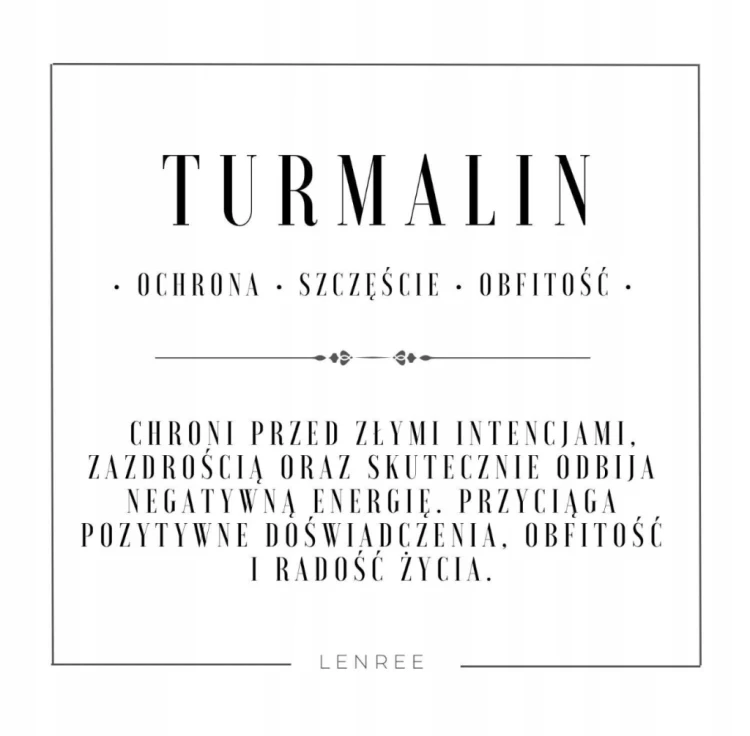 Bransoletka damska turmalin tęczowy serce kamienie naturalne